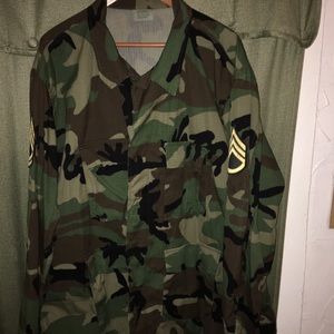 Men’s Camo shirt/jacket